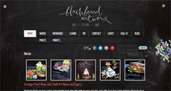 Desktop Screenshot of blackboardartworx.com.au